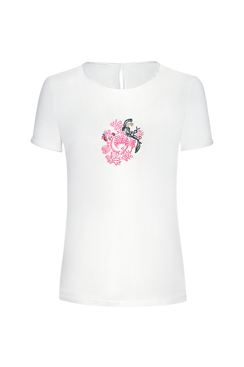 D-Shirt Seide/Jersey