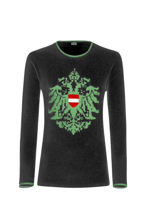 Adlerpullover aus Schurwolle