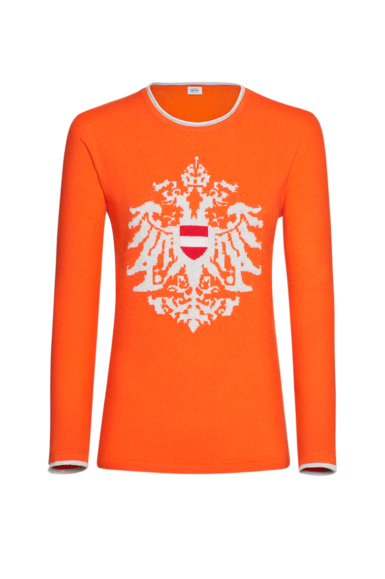 Fine-knit eagle jumper - Image 1