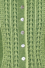 Zopfstrickjacke plattiert - Miniatur 4