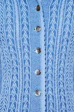 Zopfstrickjacke plattiert - Miniatur 9
