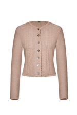 Zopfstrickjacke plattiert - Miniatur 13