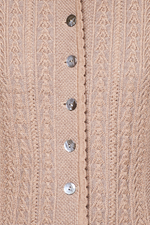Zopfstrickjacke plattiert - Miniatur 16