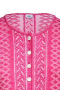 Plattierte Strickjacke mit Brokatmuster - Miniatur 3