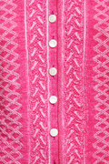 Plattierte Strickjacke mit Brokatmuster - Miniatur 4