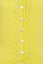 Plattierte Strickjacke mit Brokatmuster - Miniatur 4