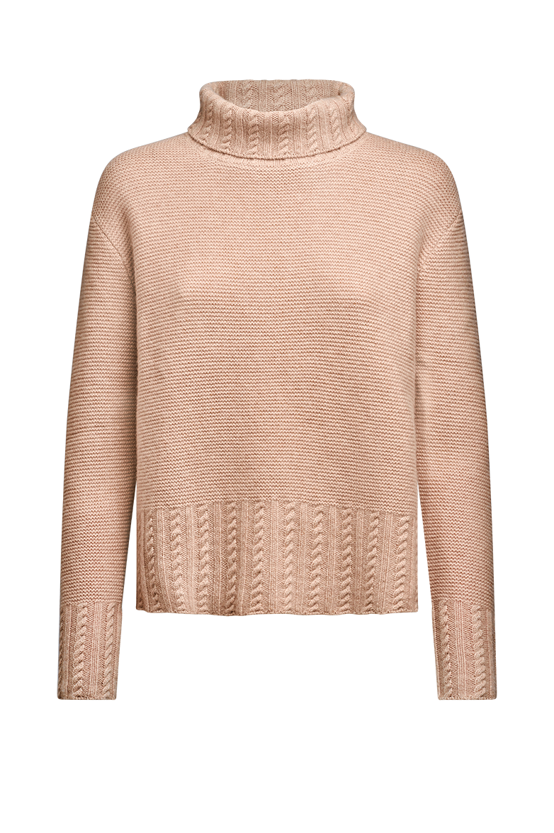 Knitted jumper in pure cashmere - Image 1