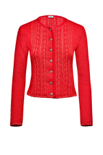 Jacke in plattiertem Strick - Miniatur 1