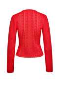 Jacke in plattiertem Strick - Miniatur 2
