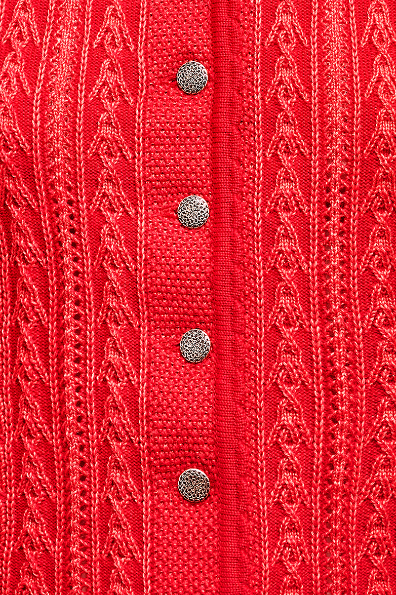 Jacke in plattiertem Strick - Bild 4