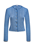 Jacke in plattiertem Strick - Miniatur 7