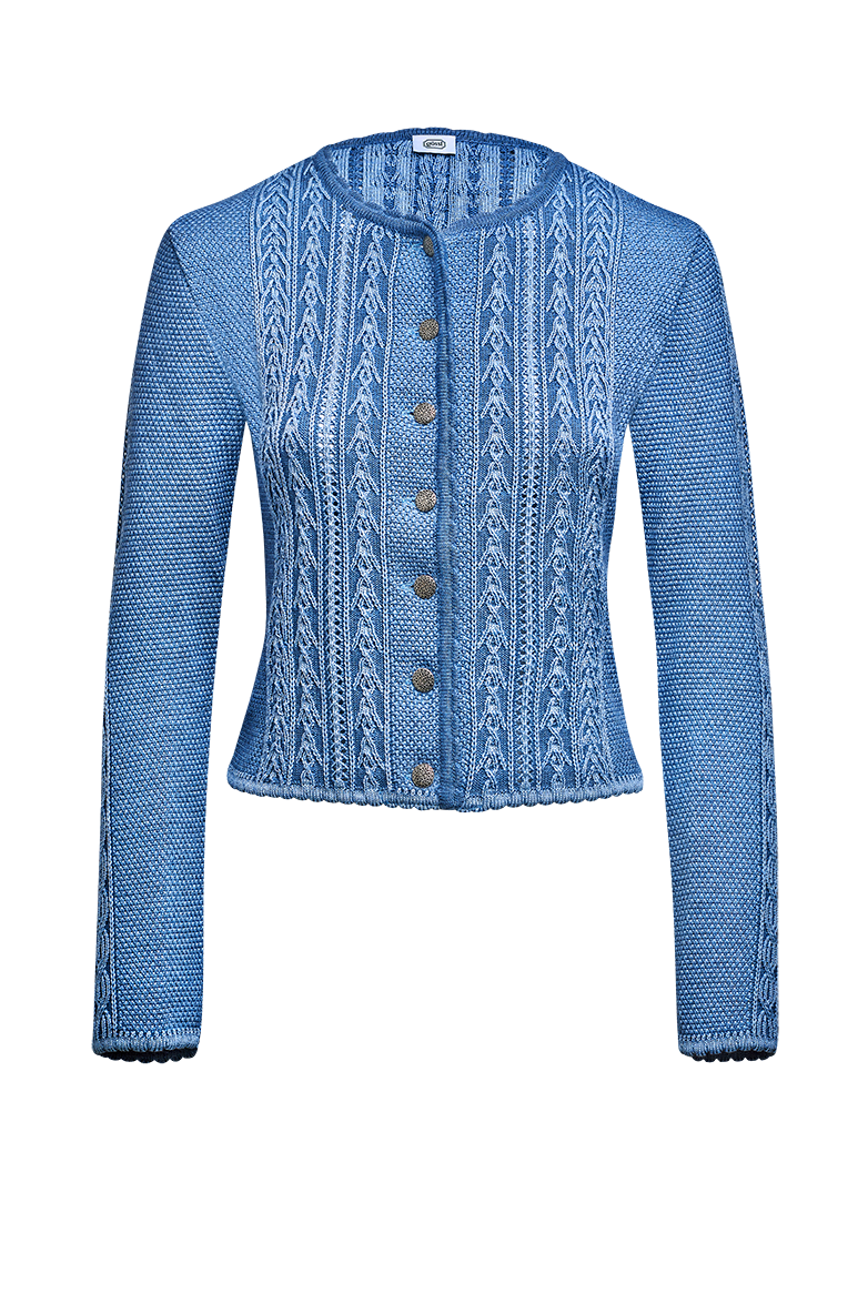 Jacke in plattiertem Strick - Bild 7