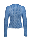 Jacke in plattiertem Strick - Miniatur 8