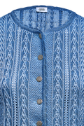 Jacke in plattiertem Strick - Miniatur 9
