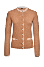 Cardigan with Salzburger Model - brown 81 / XL