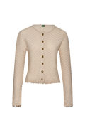 Strickjacke in Ajourmuster - Miniatur 1