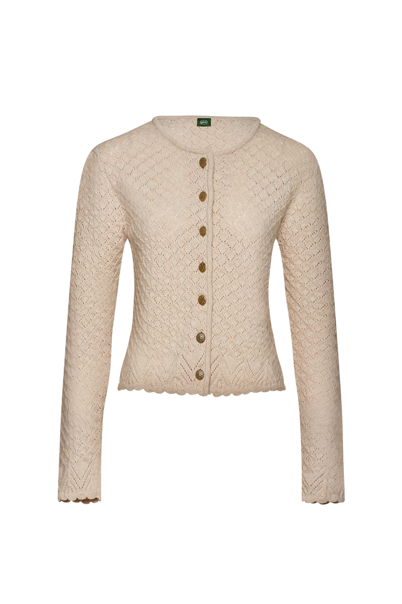 Strickjacke in Ajourmuster - Bild 1