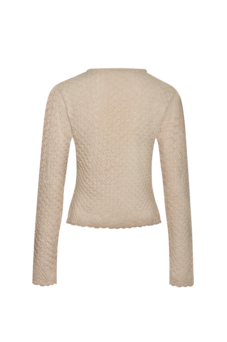 Strickjacke in Ajourmuster - Bild 2