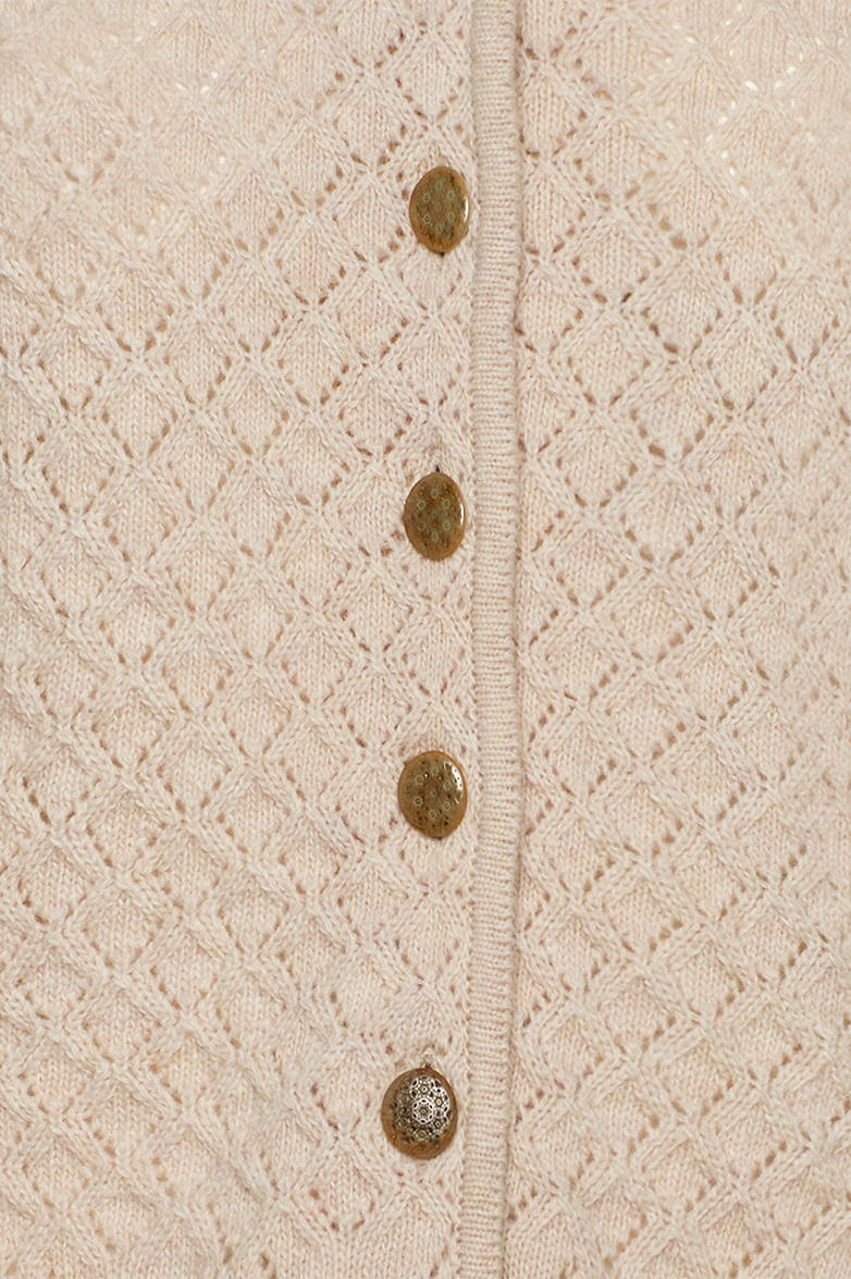 Strickjacke in Ajourmuster - Bild 4