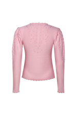 Strickjacke mit Puffärmel - Miniatur 3