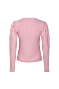 Strickjacke mit Puffärmel - Miniatur 3