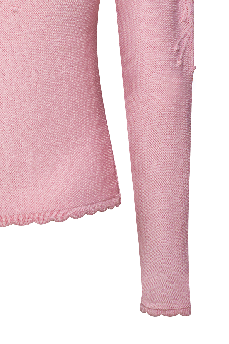 Strickjacke mit Puffärmel - Bild 7