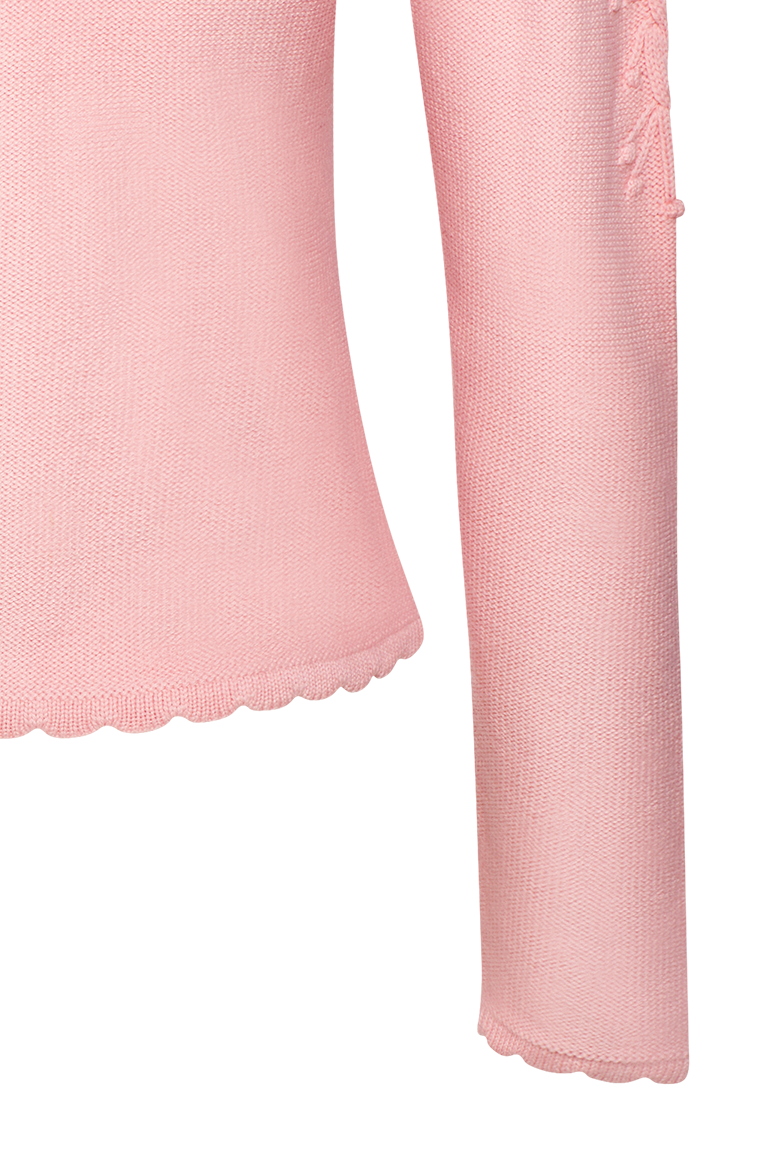 Strickjacke mit Puffärmel - Bild 2
