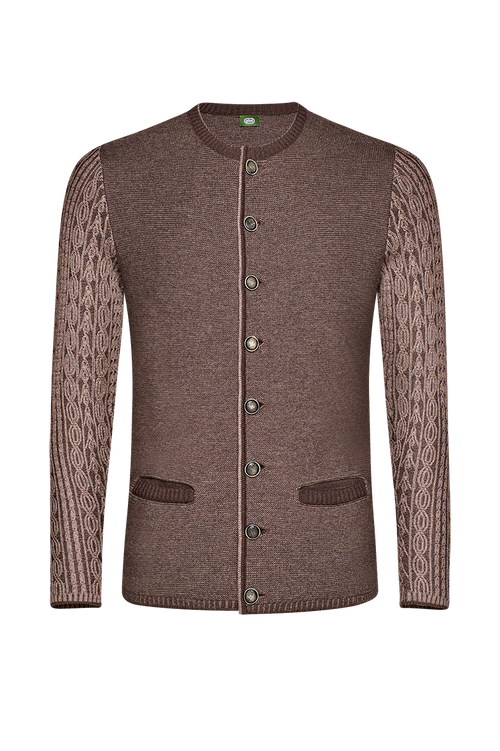 Strickjacke zur Ledernen