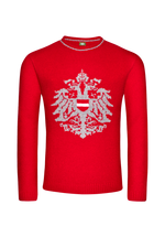 Strickpullover mit Doppeladler-Intarsie - Miniatur 1