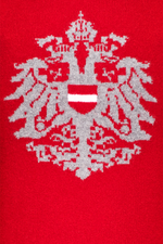 Strickpullover mit Doppeladler-Intarsie - Miniatur 4