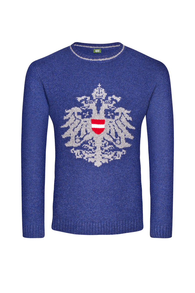 Strickpullover mit Doppeladler-Intarsie - Translation missing: de.products.product.media.image 7