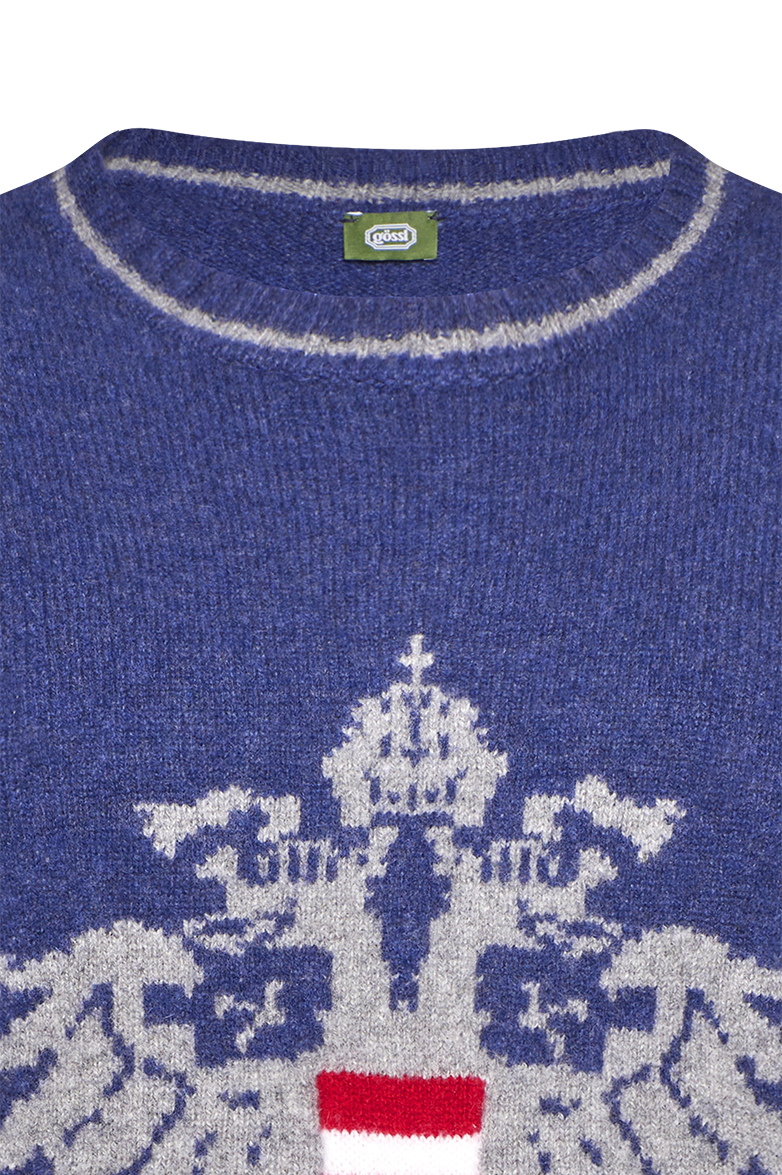 Strickpullover mit Doppeladler-Intarsie - Translation missing: de.products.product.media.image 9