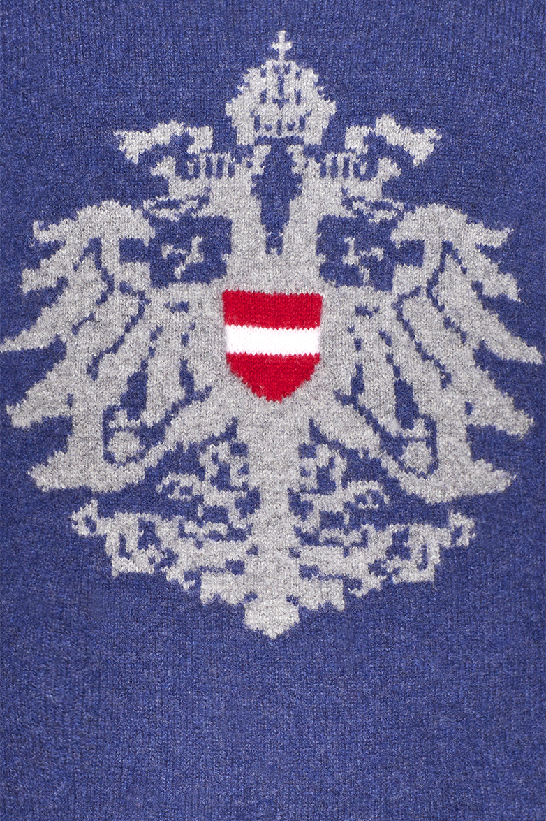 Strickpullover mit Doppeladler-Intarsie - Translation missing: de.products.product.media.image 10