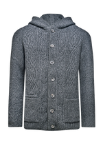 Strickjacke mit Kapuze - Miniatur 1
