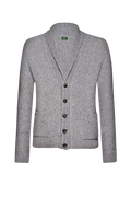 Strickjacke mit Schalkragen - Miniatur 1