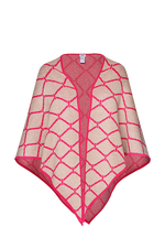 Dreieckstuch mit Strickjacquard - Miniatur 1