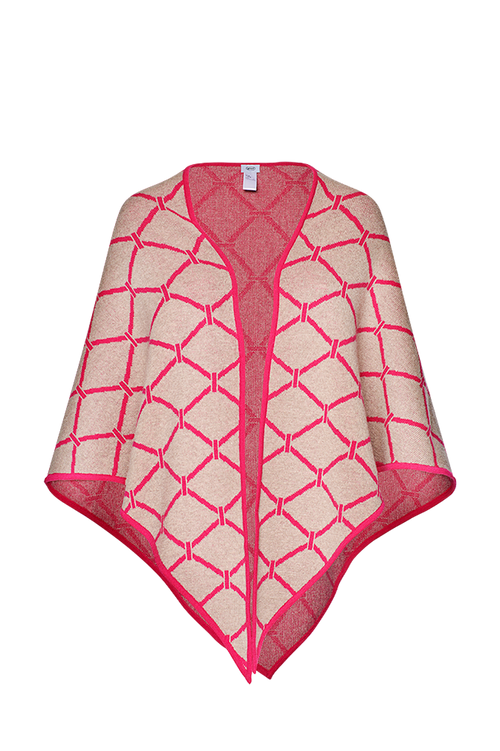 Dreieckstuch mit Strickjacquard