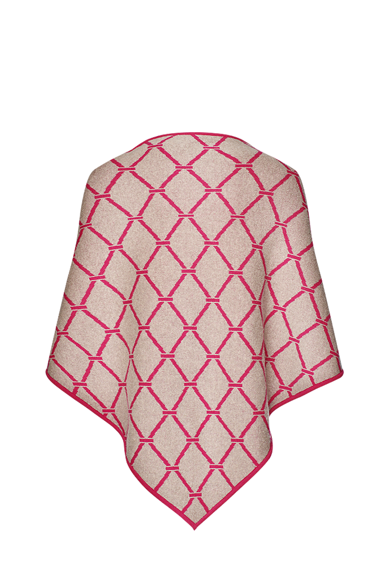 Dreieckstuch mit Strickjacquard - Bild 2