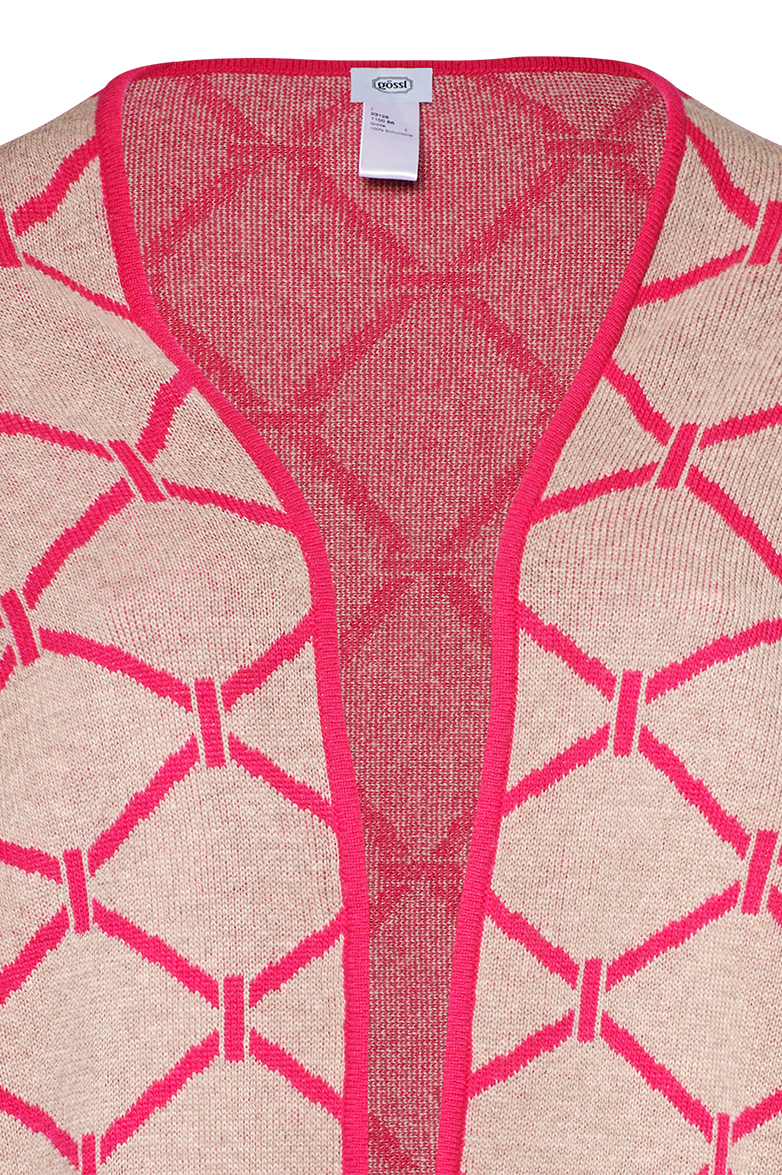 Dreieckstuch mit Strickjacquard - Bild 3