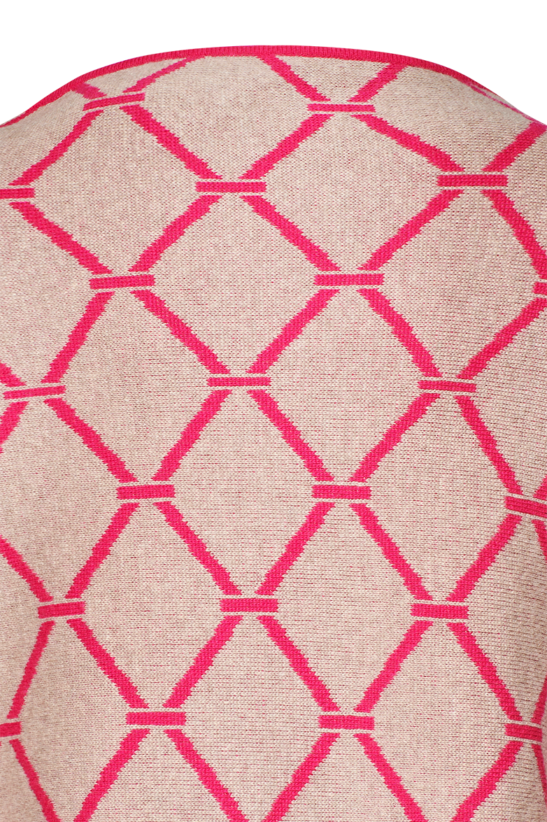 Dreieckstuch mit Strickjacquard - Bild 5