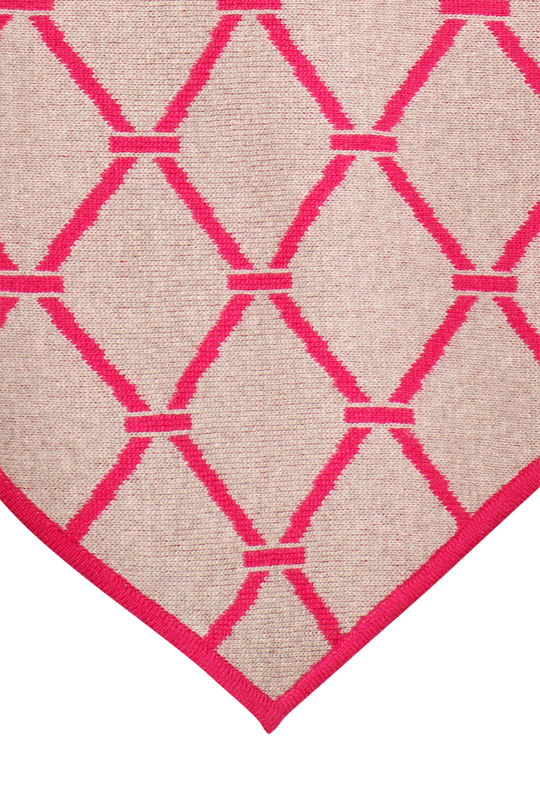 Dreieckstuch mit Strickjacquard - Bild 6