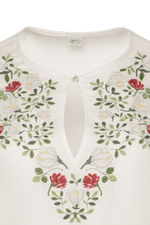 Viskosebluse mit Stickerei - Miniatur 2