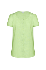 Blouse with genuine cross-stitch - green 40 / 36