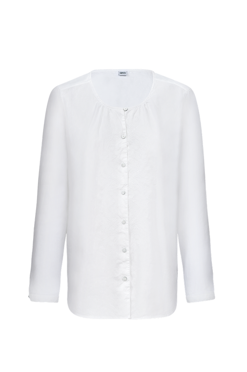 Bluse mit Paisley-Stickerei