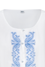 Bluse mit Paisley-Stickerei - Miniatur 9