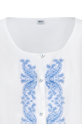 Bluse mit Paisley-Stickerei - Miniatur 9