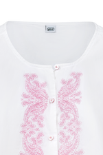 Bluse mit Paisley-Stickerei - Miniatur 15