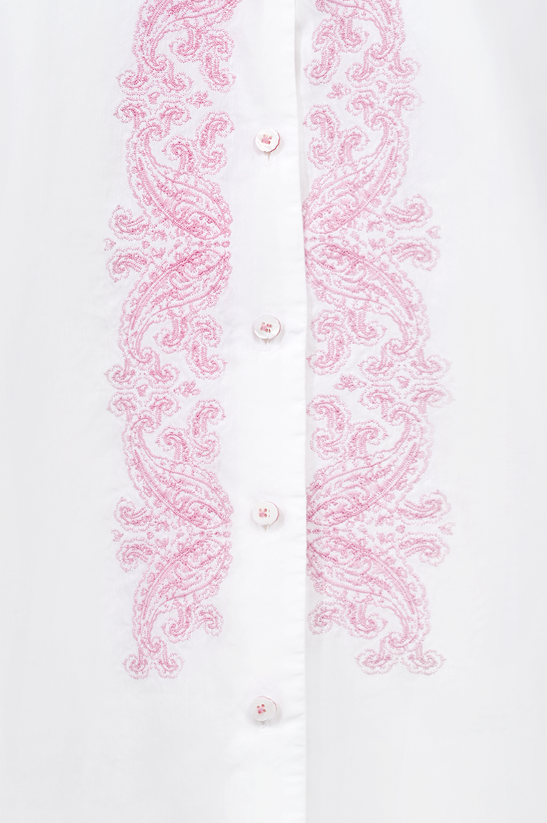 Bluse mit Paisley-Stickerei - Bild 16