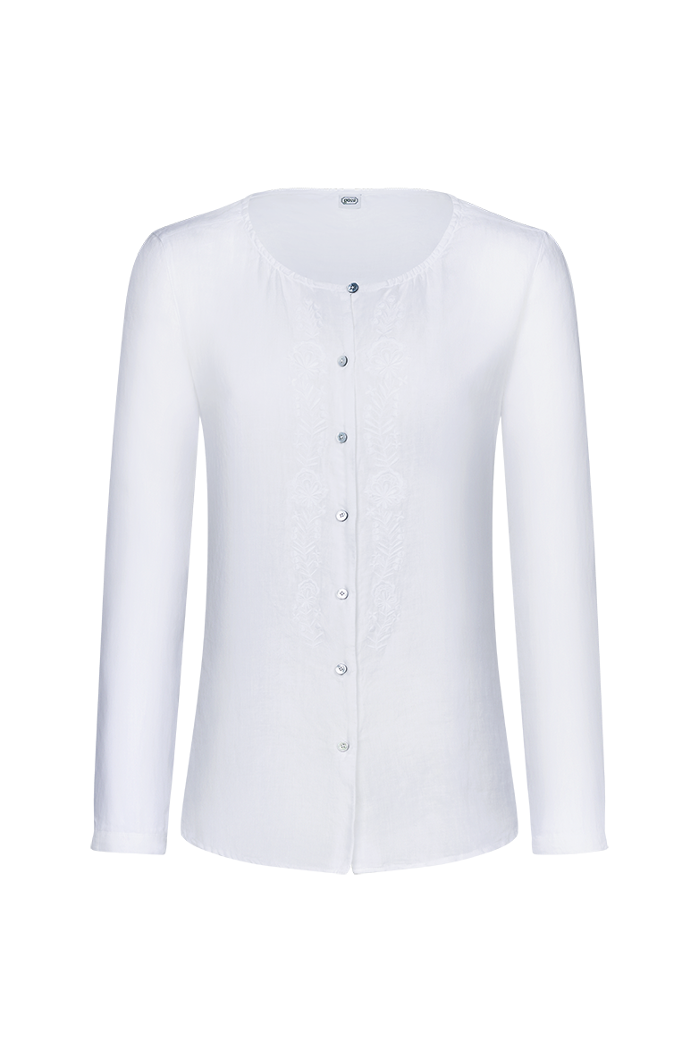 Bluse mit Alpbachtaler Stickerei - Bild 1