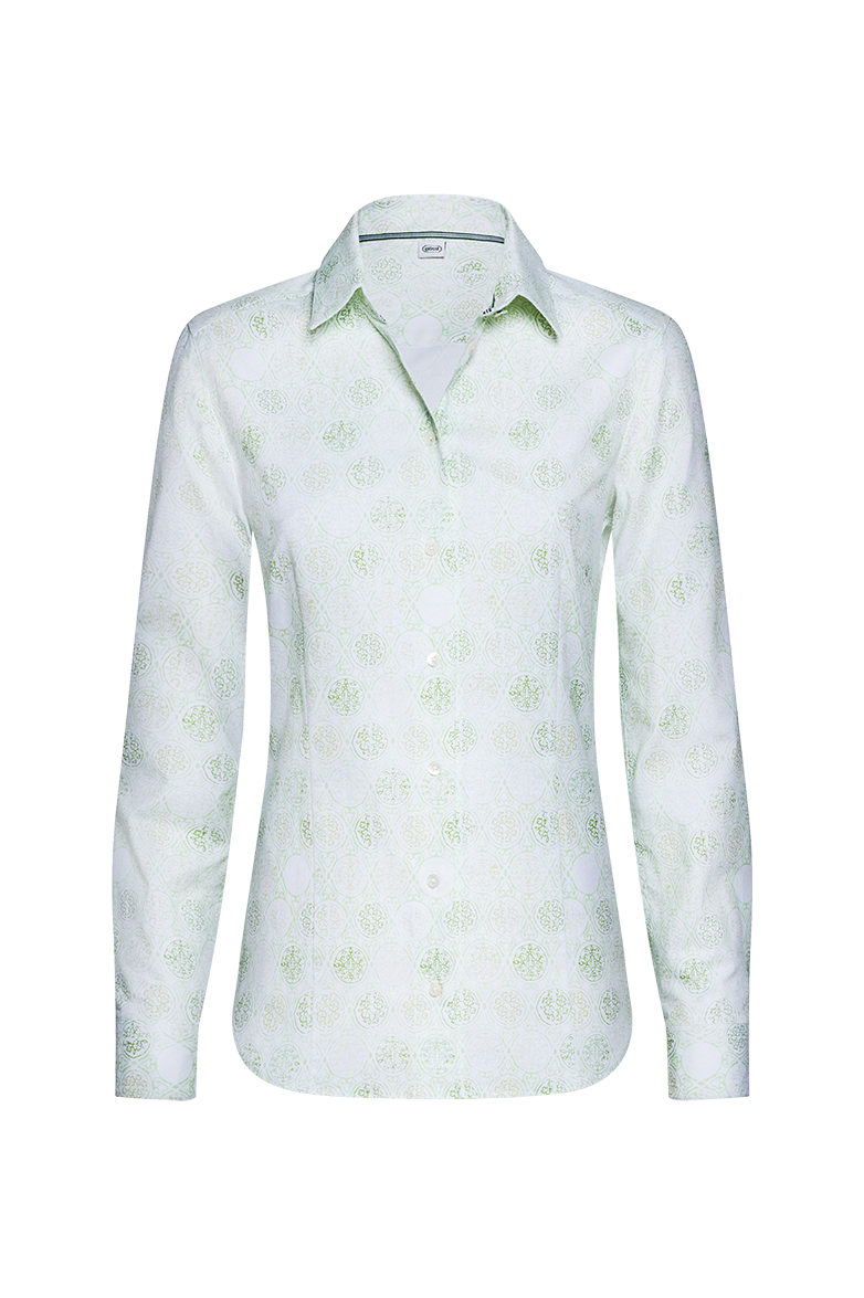 Bluse mit hand gedruckten Modeln - Bild 1